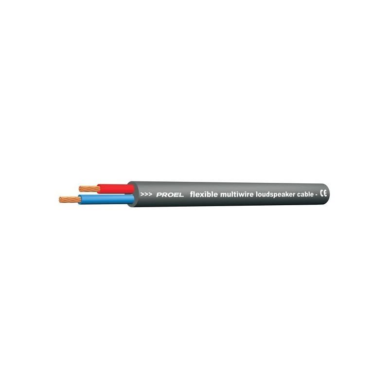 PROEL STAGE HPC620BK SPEAKER cables elastyczny kabel głośnikowy o 2 skręconych żyłach do głośników pasywnych